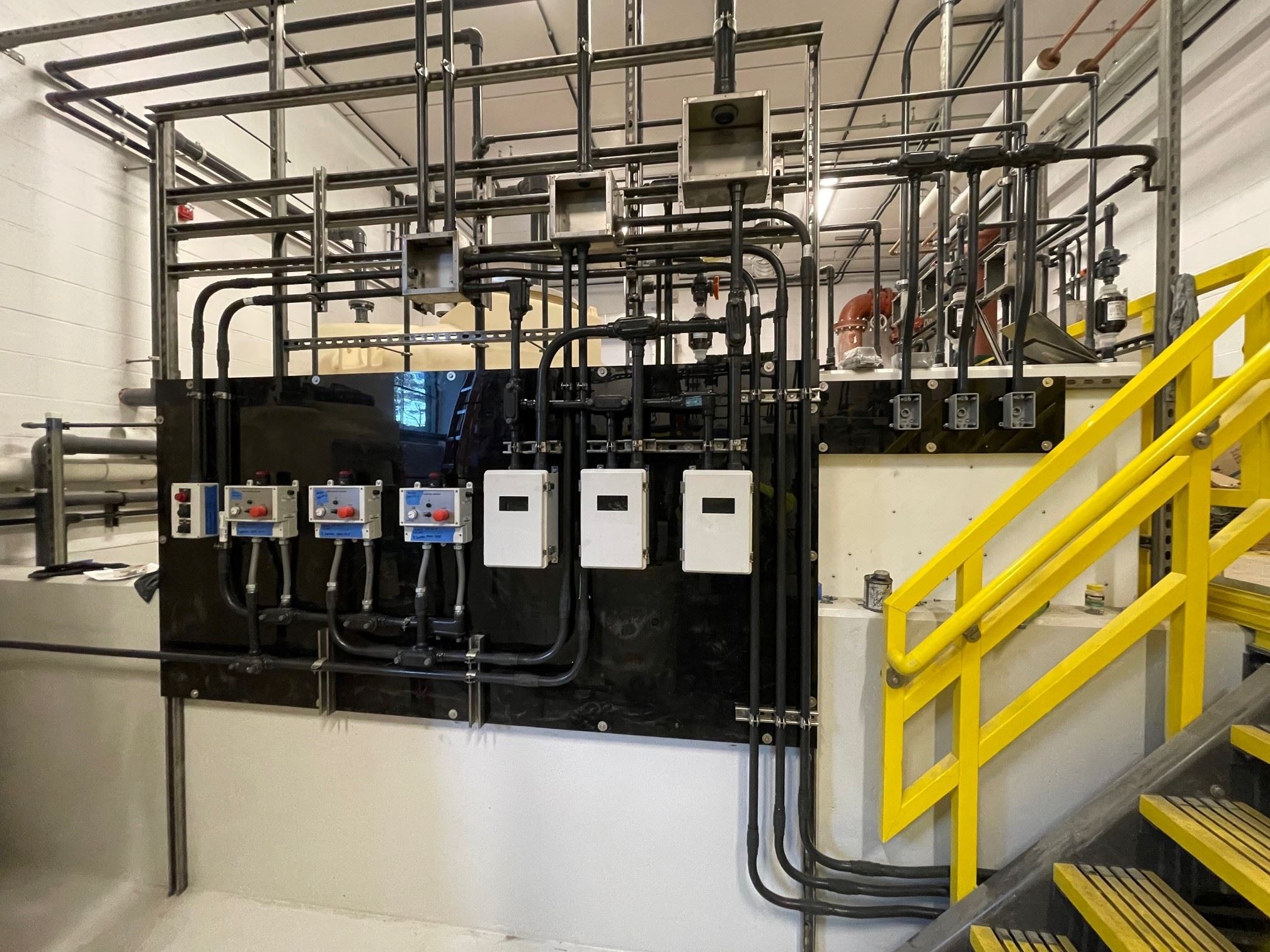 Electrical Conduits and Junction Boxes for Chemical Feed System